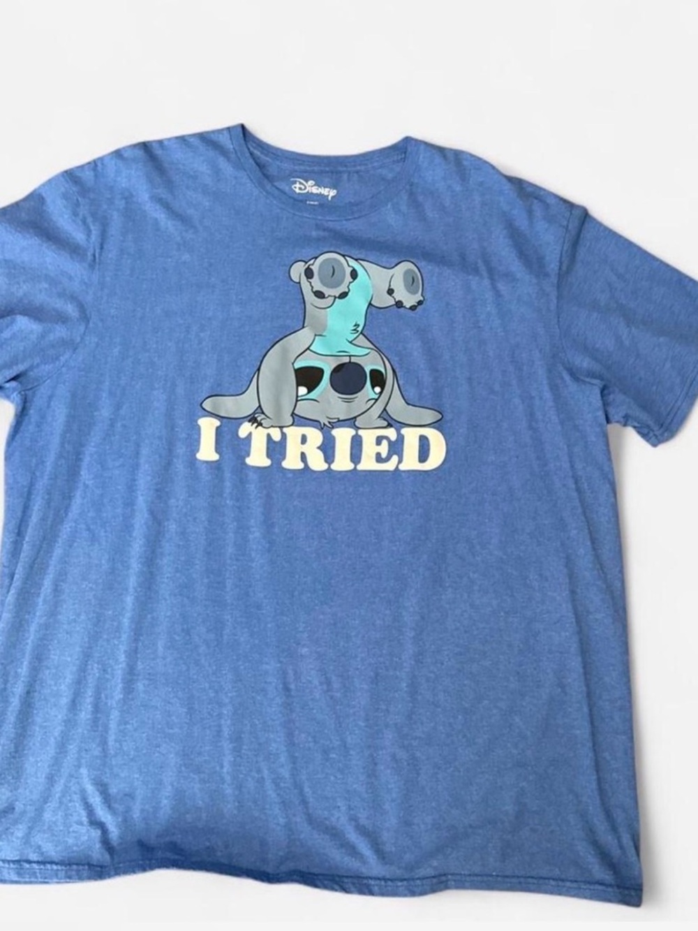 Disney Stitch blue graphic tee